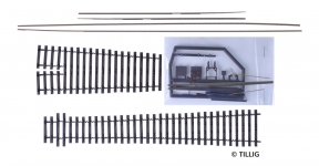 TILLIG 85445 - H0 Bausatz Flexsteg-Weiche, Herzstückwinkel 6,3°